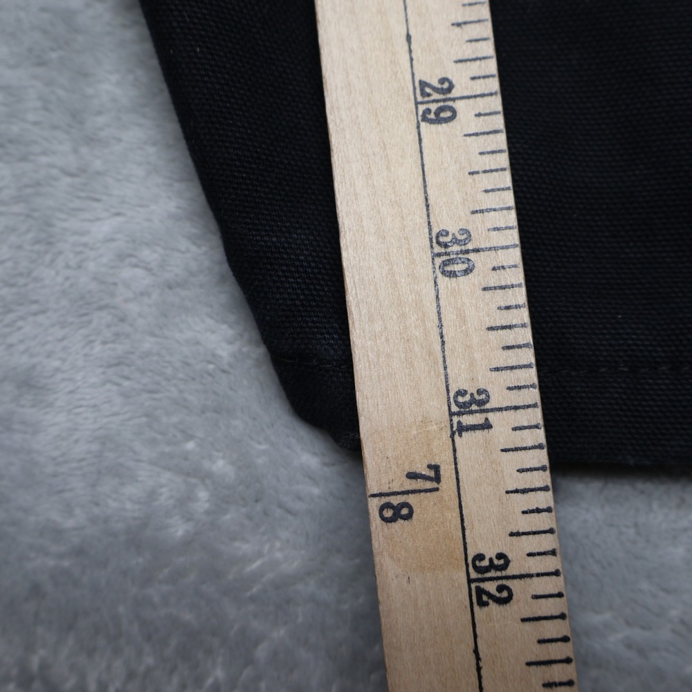 Carhartt Bib‎ Overalls Men 42x32 Black Firm Duck Insulated Quilt Lined Work R38 - Picture 5 of 12